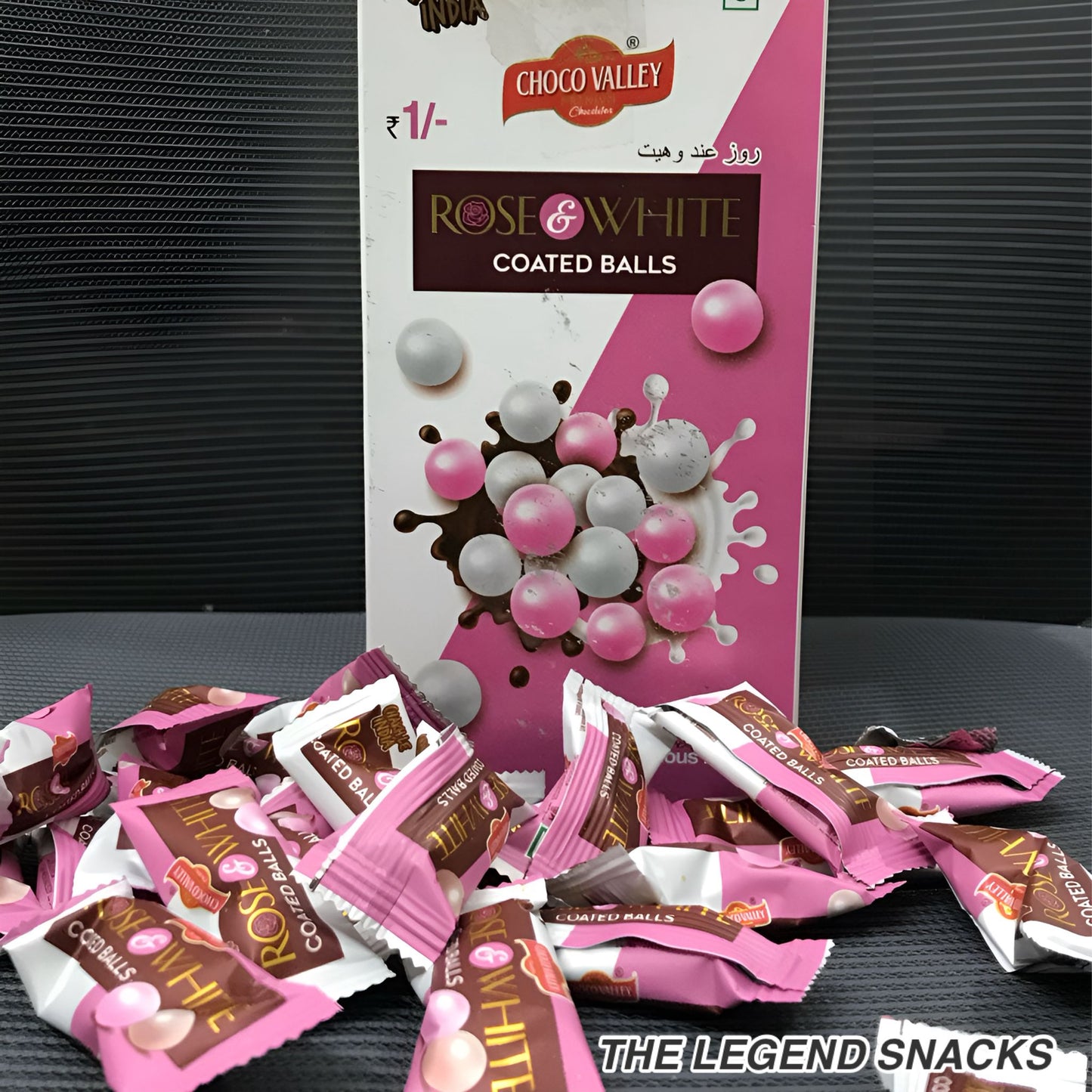 Rose White Candy| Pcs of 20| The Legend Snacks