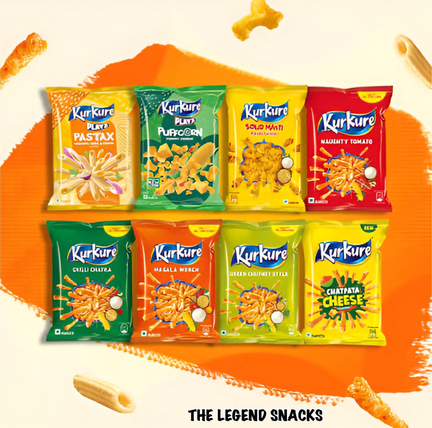 Kurkure All Flavour| The Legend Snacks