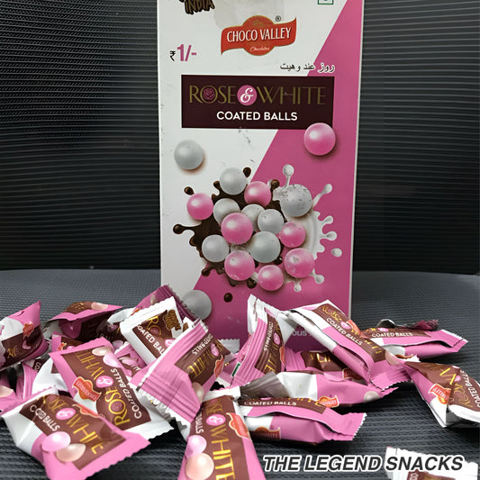 Rose White Candy| Pcs of 20| The Legend Snacks